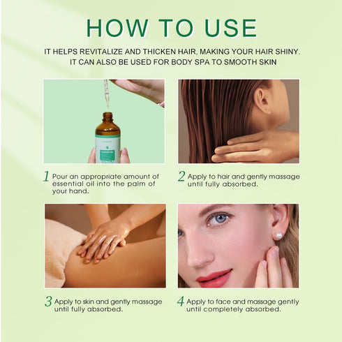LIYALAN Pure Castor Oil - Cold Pressed Unrefined Hair Oil for Thicken Hair, Nourish Hair & Scalp, Glass Bottle, 3.38 fl