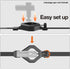 Massage Gun Holder for Hard to Reach Areas. Relieve Muscle Pain in Shoulders, Upper Back, Lower Back, Legs. Compatible