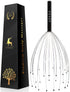 USAGA 28 Fingers Head Scratcher, Black Scalp Massager for Relaxing Head and Body