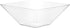 PLASTICPRO Disposable Square Plastic Large Clear Serving Bowls, Extra Heavy Duty for Party Snack, Pack of 4