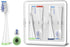 Toothbrush Replacement Heads, 4-Pack, White for Waterpik Complete Care 5.0/9.0 (CC-01/WP-861), STRB-4WW