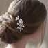 Unicra Silver Crystal Bride Wedding Hair Comb Bridal Headpiece Rhinestone Accessories for Women and Girls (A-Silver)