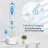 USB Electric Toothbrush Charger for Braun Oral B 3757, Replacement Waterproof Inductive Charging Base for Travel