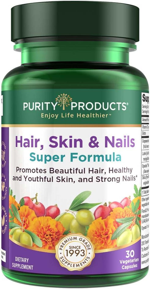 Purity Products Hair, Skin and Nails Super Formula, 30 Capsules