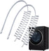 2Pcs Washing Machine Cleaning Brush, Front Load Washer Cleaner Tools for Drum Washing Machine Cleaning