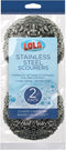 Lola Products Stainless Steel Scouring Pad, 18 Grams, Curled Flat Wire for Cookware Cleaning, 1 Pack