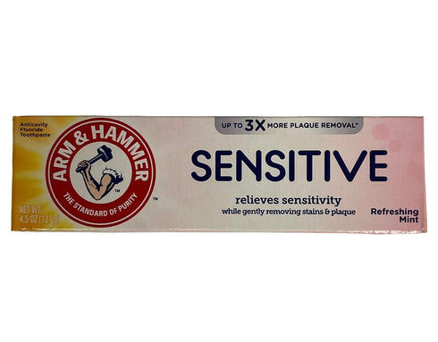 Arm Hammer Sensitive Orajel Enamel Strengthening Toothpaste Frosted Mint 4.5 Ounce