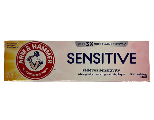 Arm Hammer Sensitive Orajel Enamel Strengthening Toothpaste Frosted Mint 4.5 Ounce