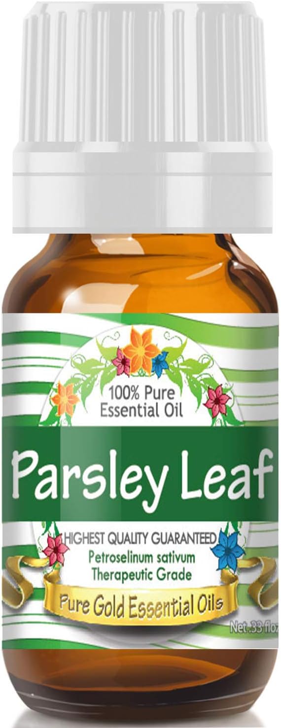 Pure Gold Essential Oils - Parsley Leaf Essential Oil - 0.33 Fluid Ounces