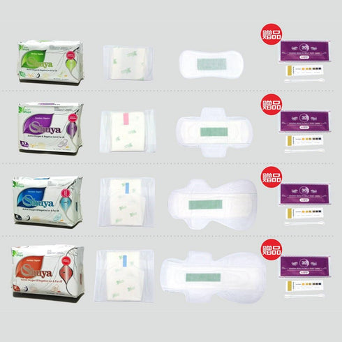 SHUYA Anion Ultral Long Overnight Pads for Women, Size 330mm, Scented, Pack of 2, Super Absorbency