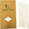 Pure White Paper Drinking Straws, 7.75", Pack of 100 Disposable Solid White Straws for Wedding Party