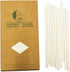 Pure White Paper Drinking Straws, 7.75", Pack of 100 Disposable Solid White Straws for Wedding Party