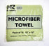 Ultra Soft Edgeless Microfiber Cleaning Towel, Pack of 12, All-Purpose 12' x 12' Super Absorbent Towels