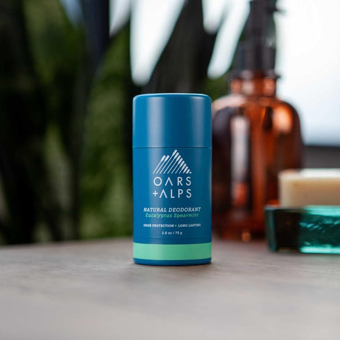 Oars + Alps Aluminum Free Deodorant for Men and Women, Vegan Eucalyptus Spearmint, 1 Pack, 2.6 Oz