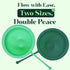 Set 2 100% SHORDY Reusable Menstrual Disc of (Small & Large), Medical-Grade Silicone, Flexible & Leak-Free Period Disc