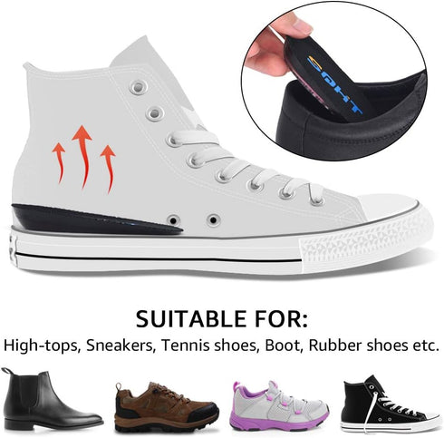 SQHT Height Increase Insoles - Heel Lift Inserts for Men and Women, Small (0.6" Height) for Leg Length Discrepancies