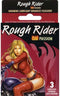 Rough Rider Contempo Studded Hot Passion Condom, 3 Count