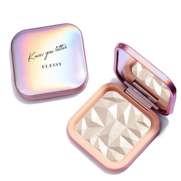Highlighter Makeup Palette, Glitter Illuminator Shimmer Highlighter Powder Kit - SUN GLOW
