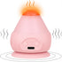 HZC Portable Heated Vibrating Massage Ball Trigger Point Relaxation Device with Suction Base for Neck, Back, Legs