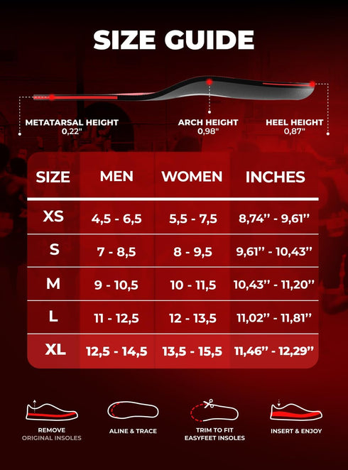 Running Athletic Shoe Insoles Men Women - Sport Insole - Shock Absorption Inserts - Walking Hiking Hockey Tennis