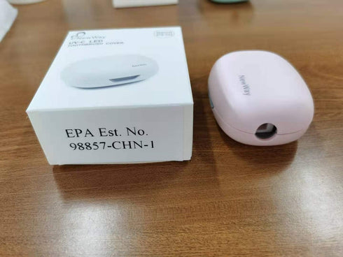 NewWay Pink Mini Toothbrush Cover, Rechargeable Travel Toothbrush Case with Holder for Household and Business Trip