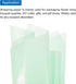 MECCANIXITY 60 Sheets Blue Waterproof Tissue Paper, 20x28 Inch for Florist Bouquet Supplies