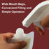 YASUOA 12 Pieces 100ml Leakproof Travel Pouches - TSA Approved Empty Stand Up Pouch for Toiletries