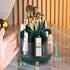 Makeup Brush Holder 360 Rotating Large Capacity Organizer, 7 Slot Container for Desktop Storage, Stationery (Green)