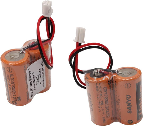 MR-BAT6V1 2CR17335A WK17 6V 1800mAh Battery with Plug for Mitsubishi CNC