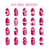 TailaiMei 1768 Pieces French Manicure Nail Stickers, 60 Designs, Nail Art Tips Guides for DIY Decoration (36 Sheets)