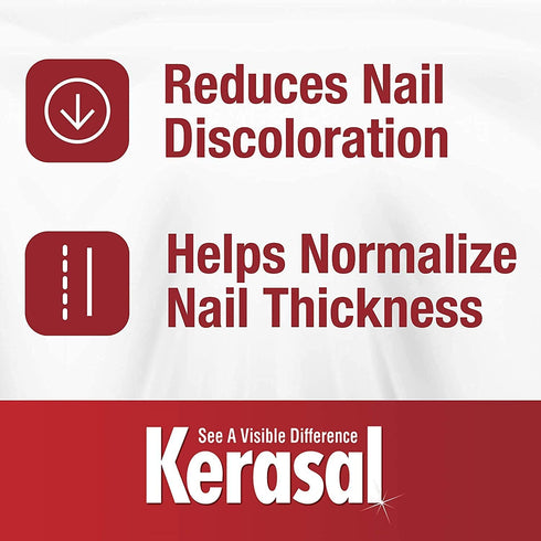 Kerasal Nail Repair Solution with Tea Tree Oil for Discolored Nails, 0.33 Oz