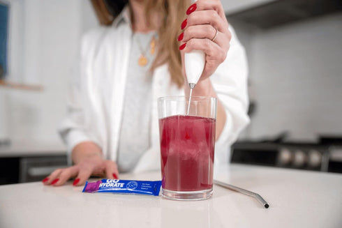 Electrolyte Drink Mix - Naturally Flavored, Sugar Free, Low Sodium Hydration Powder (Mixed, 10)
