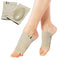 Arch Support Sleeves Compression - Plantar Fasciitis Relief Brace with Gel Pad for Flat Feet, Men Women (1 Pair Beige)