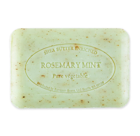Pre de Provence Artisanal Soap Bar, 8.8 Ounce, Enriched with Organic Shea Butter, Natural French Skincare, Rosemary Mint
