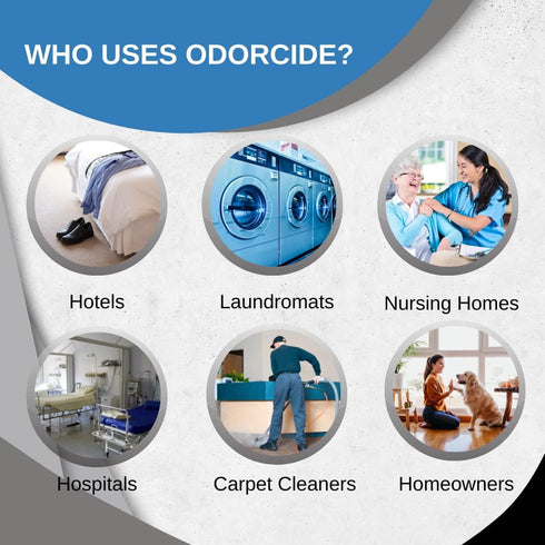 Odorcide Concentrated Fresh Linen Scent Laundry Odor Eliminator for Strong Odor, Safe Non-Enzymatic Neutralizer, 16oz