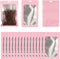 150 PCS-6x9 Reclosable Mylar Bags, Pink for Food Storage, Resealable Large Mylar Bag with Clear Window for Edible