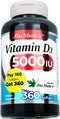 FITO MEDIC'S Lab - Vitamin D3 5000 IU, 360 Softgels for Bone, Teeth, Muscle and Immune Health Support