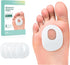 Welnove 84pcs Callus Pad with Water-Resistant Adhesive, Protects Foot, Heel and Toes from Rubbing, Pain Relief - White