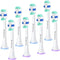 Replacement Heads for Philips Sonicare - Brush Head Compatible with Philips Sonicare Toothbrush Snap-on Handles, 8 Pack