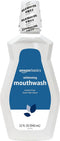 Amazon Basics Whitening Mouthwash, Alcohol Free, Clean Mint, 32 Fluid Ounces, 1-Pack