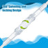15pcs Oxygen Tubing Connector, 360-Degree Rotation Tubing Swivel Connector for Oxygen Tubing Oxygen Cannula Hose Connectors Avoid Tangling of Tubes