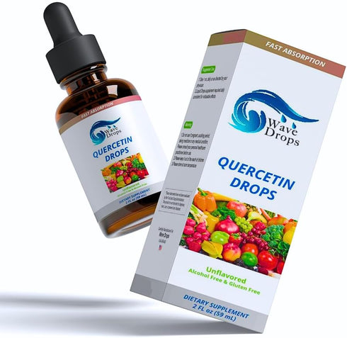 Quercetin Liquid Drops | Immune Defense Booster for Adults and Kids | Natural 2Fl Oz (1)