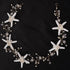 White Starfish Headpiece, Pearl Headband for Mermaid Costume Jewelry, Handmade Hair Accessories