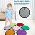 Inbeby 16 Set Round Sensory Mini Mats Textured Sensory Tiles - Sensory Toys for Autistic Children, Babies and Toddlers