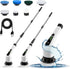 Electric Spin Scrubber, Cordless Scrubber with 7 Replaceable Cleaning Brushes and Dual Speed, Power Scrubber