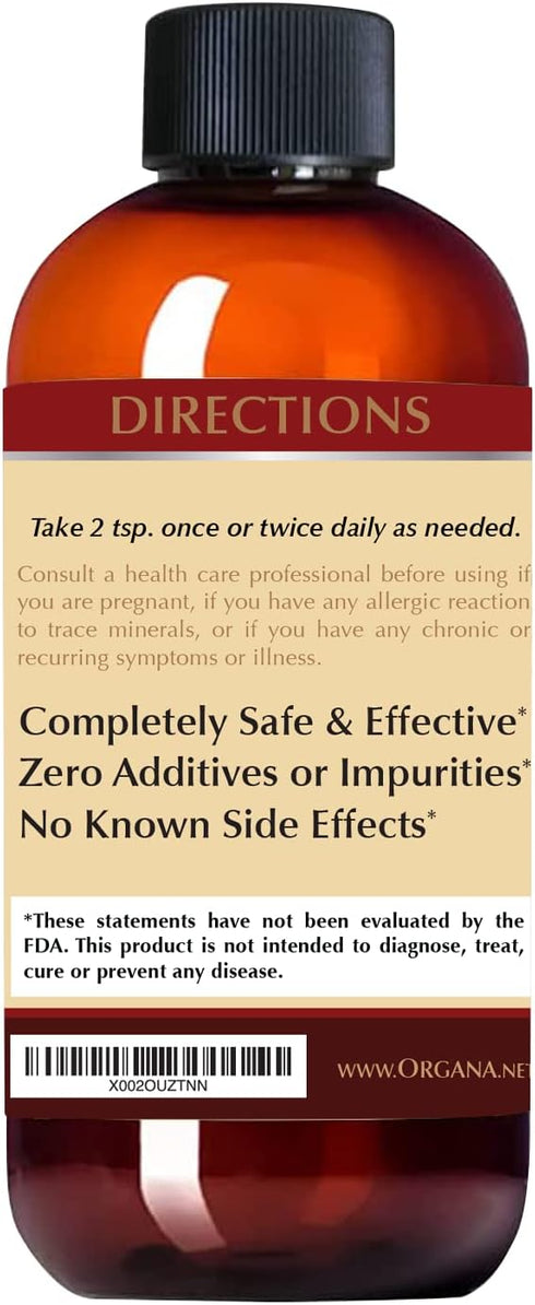 Organa Pure Crystalline Liquid Gold Supplement - 30 PPM Colloidal Minerals, 8 Ounce