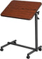 Kcelarec Bed Tray Overbed Table with Wheels, Rolling Tray Tables for Bed or