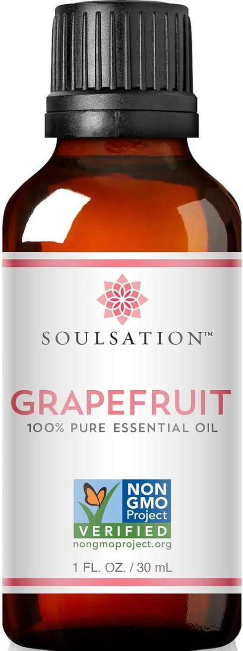 Pink Grapefruit Essential Oil - Non-GMO, 1oz