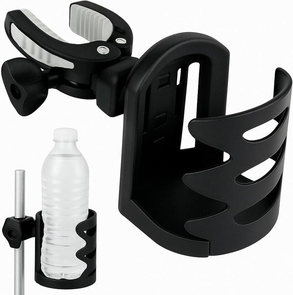 Vive Cup Holder for Walker, Wheelchair, Accessories, Stroller, Adults, Bike, Boat, Desk,