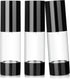 RONRONS 1oz Airless Pump Bottles, Refillable Leak Proof Travel Toiletry Containers for Lotion, Gel, Foundation (3